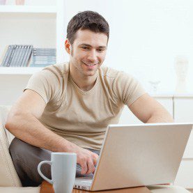 Find The Best Jewelry Store man searching online