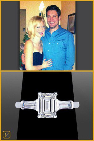 Emerald Cut Engagement Ring - Vanessa Nicole Jewels