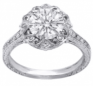 Vintage edwardian online engagement rings