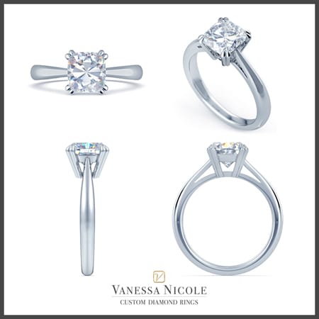 roger and ivette's custom diamond ring
