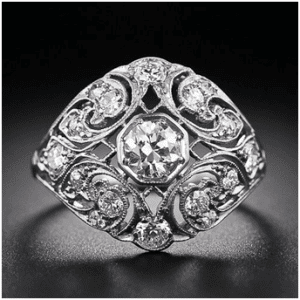 antique diamond ring