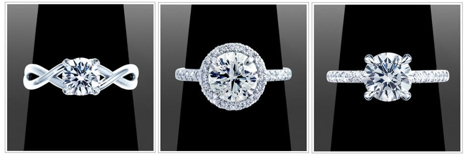 Round-Cut-Engagement-Rings