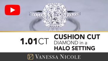 Cushion Cut Engagement Ring for Savannah 3 Cushion Cut Engagement Ring for Savannah 3