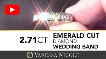 Diamond Band with Emeral Cut Diamonds Diamond Band with Emeral Cut Diamonds