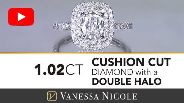 Double Halo Cushion Cut Engagement Ring for Elizabeth 3