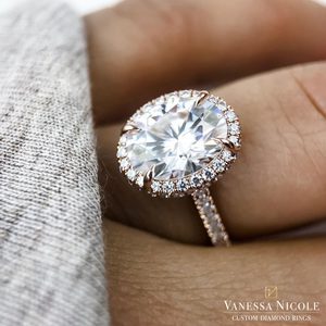 Oval Cut Diamond Engagement Ring - Vanessa Nicole