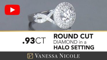 Round Diamond Double Halo Engagement Ring for Sabrina