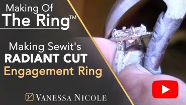 Making A 2.08ct Radiant Cut Diamond Engagement Ring for Sewit Making A 2.08ct Radiant Cut Diamond Engagement Ring for Sewit
