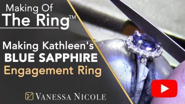 Oval Cut Blue Sapphire Engagement Ring Making for Kathleen Oval Cut Blue Sapphire Engagement Ring Making for Kathleen