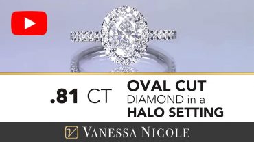 Oval Diamond Halo Engagement Ring - Vanessa Nicole Jewels Oval Diamond Halo Engagement Ring - Vanessa Nicole Jewels