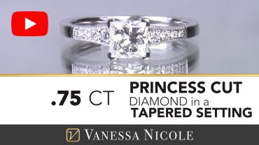 Princess Cut Engagement Ring for Madison - Vanessa Nicole Jewels