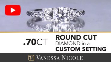 Round Cut Custom Diamond Engagement Ring for Dawn