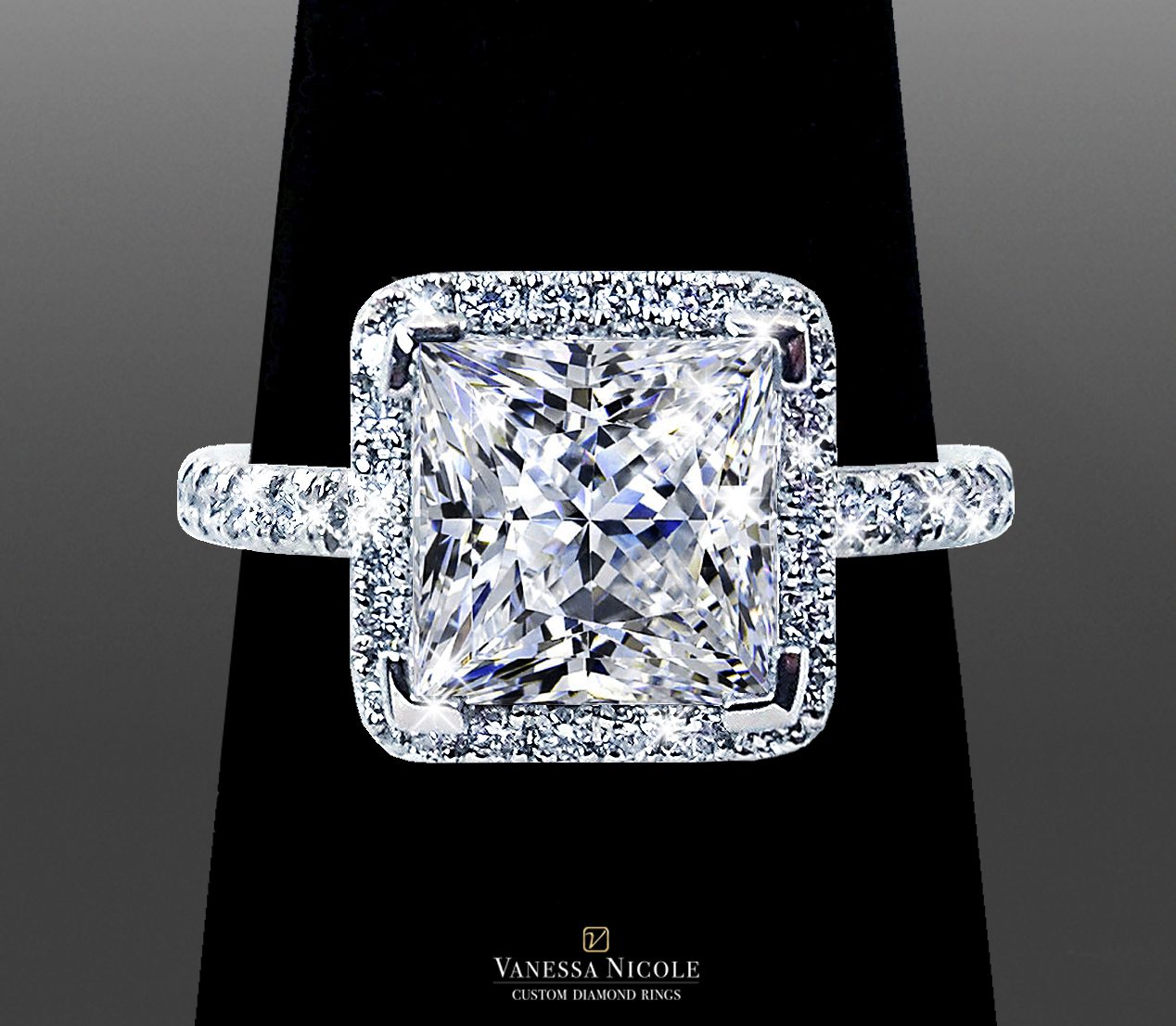 Princess Halo Ring - Vanessa Nicole Jewels Princess Halo Ring - Vanessa Nicole Jewels