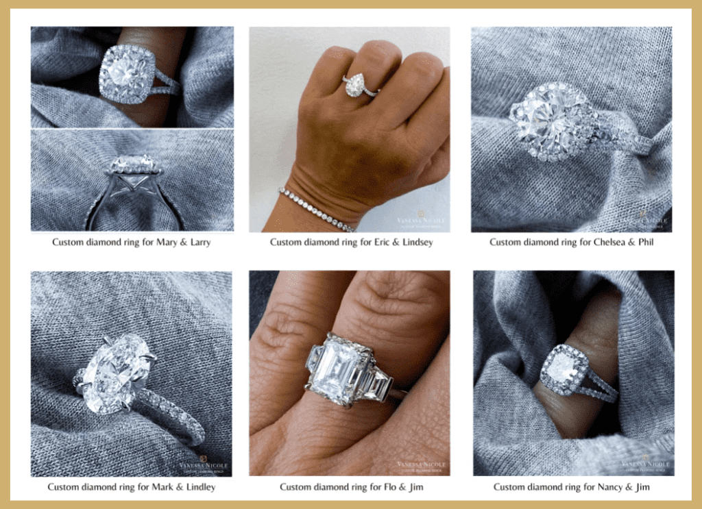 6 custom engagement rings
