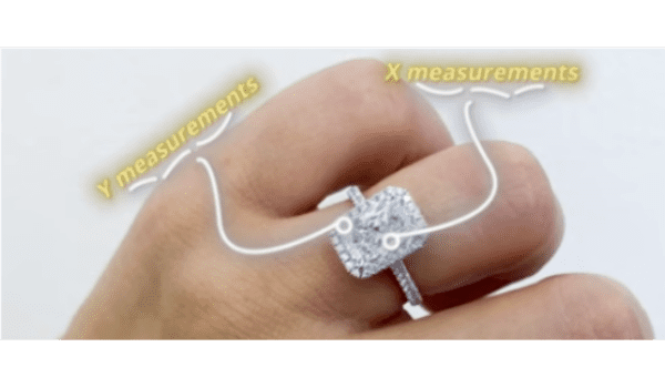 diamond measurements for halo size